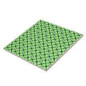 Blumenkimono, Limon und piniengrün Fliese (Seite)