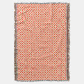 Blumenkimono, Pfirsich, Mandarine Decke (Vorderseite Vertikal)