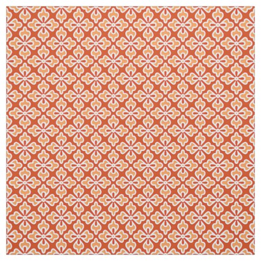 Blumenkimono, Pfirsich, Mandarine Stoff (Muster)
