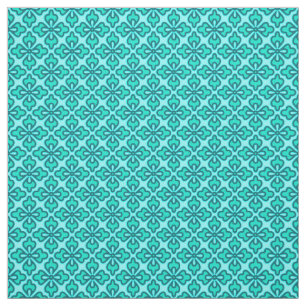 Blumenkimono, Türkis, Marine und Aqua Stoff