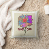Blumenkind Kissen (Decke)