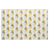 BLUMENKIND - RINGELBLUME FLORALES FEENMUSTER STOFF (Fat Quarter (45,7 x 55,9 cm))