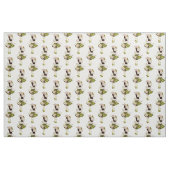 BLUMENKIND - SCHAFGARBE BLUMENFEE-MUSTER STOFF (Fat Quarter (45,7 x 55,9 cm))
