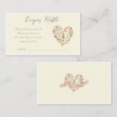 Blumenkinder in blutbilligerem Gewand Begleitkarte (Vorne/Hinten)