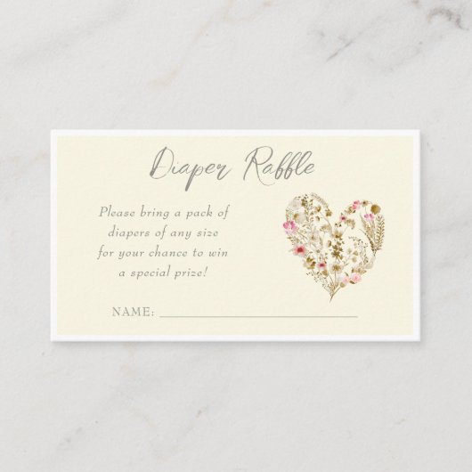 Blumenkinder in blutbilligerem Gewand Begleitkarte (Vorderseite)