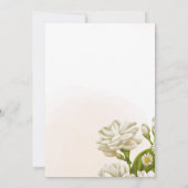 Blumenkinder in Blütendusche Einladung (Rückseite)