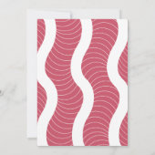 Blumenkinderdusche Rose farbenfroh Dankeskarte (Rückseite)