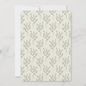 Blumenkirche Botanisches Mädchen Erste Heilige Kom Einladung (Rückseite)