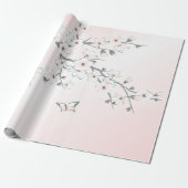 Blumenkirsche Blossom Minzspülung Geschenkpapier (Ungerollt)