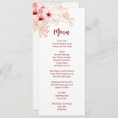 Blumenkirsche Blossom Pink White Wedding Einladung (Vorne/Hinten)