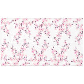 Blumenkirsche Blossom Pink White Wedding Tischdecke (Vorderseite (Horizontal))
