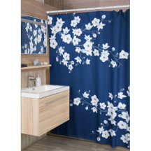 Blumenkirsche Blüten Navy White Classic