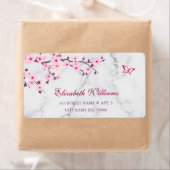 Blumenkirsche Blüten Rosa Graue Marmor (Insitu)