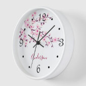 Blumenkirsche Blüten Rosa Name Uhr (Winkel)