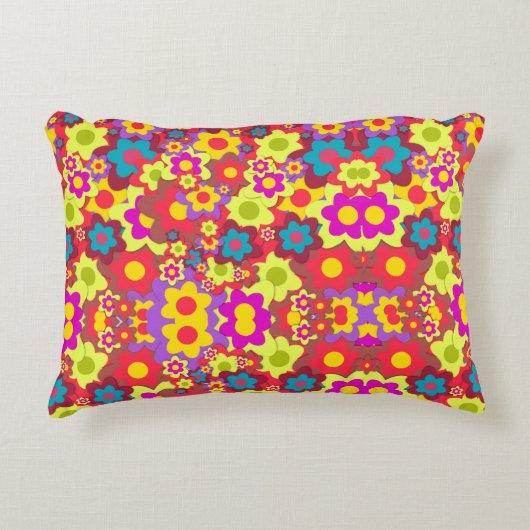 Blumenkissen Dekokissen (Vorderseite)