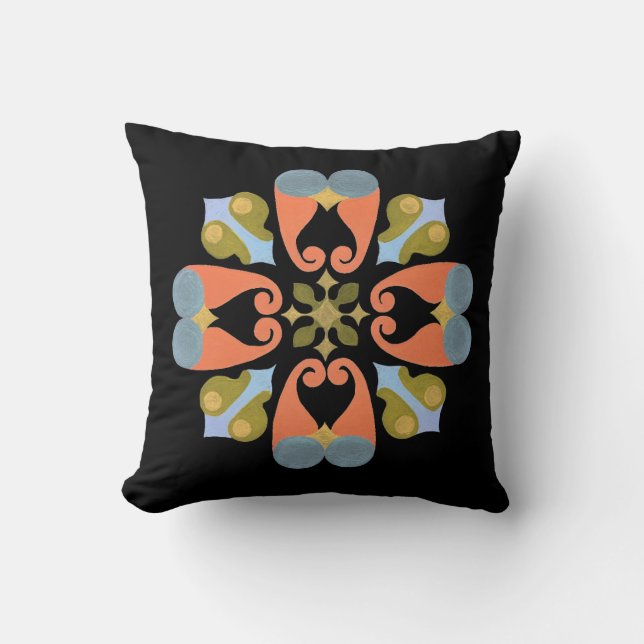 Blumenkissen Kissen (Vorderseite)