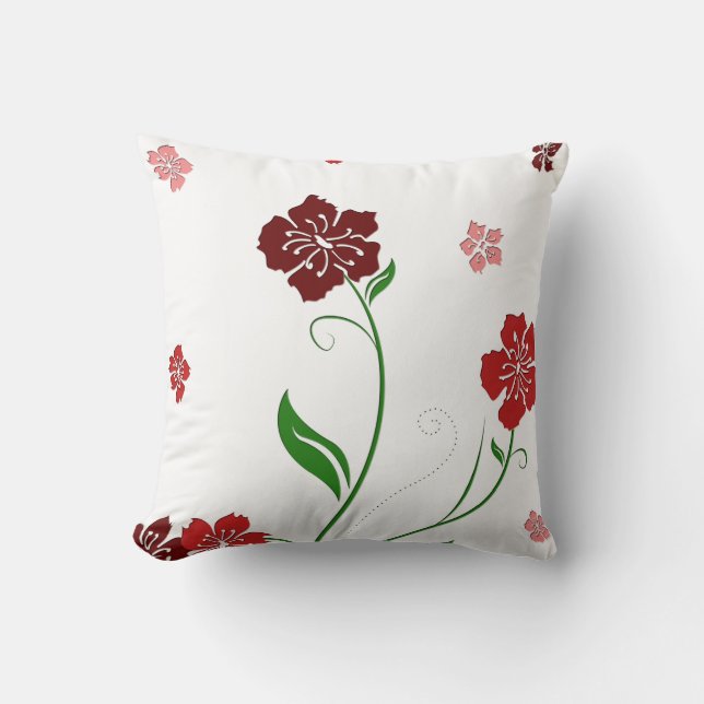 Blumenkissen Kissen (Vorderseite)