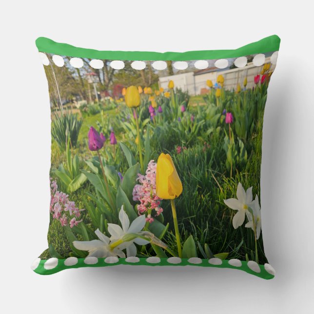 Blumenkissen Kissen (Vorderseite)