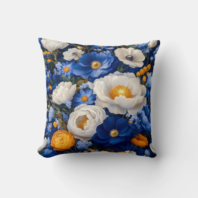 Blumenkissen Kissen (Vorderseite)