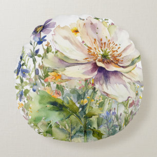 Blumenkissen Rundes Kissen