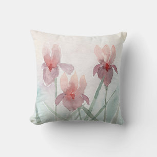 Blumenkissen Watercolor Iris Kissen