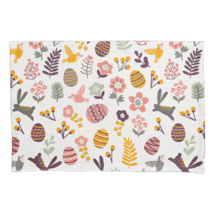 Blumenkissenbezug des ostern-Frühlings-Muster- Kissenbezug