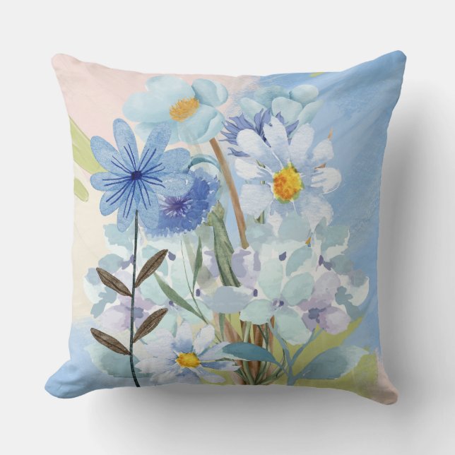 Blumenkissendesign Kissen (Vorderseite)