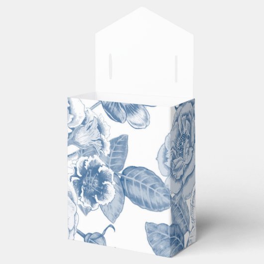 Blumenkiste in Vintagem Weiß, Gastgeschenk Geschenkschachtel (Geöffnet)