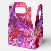 Blumenkiste, rosa Blume Party Geschenkschachtel (Geöffnet)