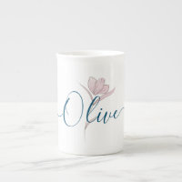 Blumenkizze Wasserfarbe Personalisiert Elegante