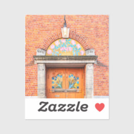 Blumenkleber Aufkleber