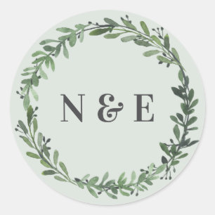 Blumenkleber mit floralen Blütenfarben Runder Aufkleber