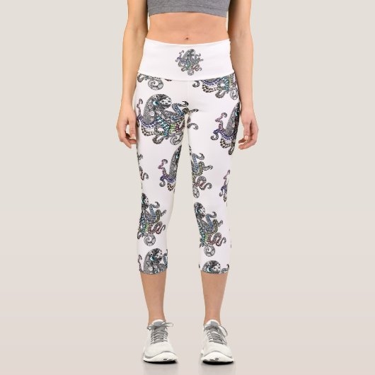 Blumenklee Capri Leggings (Vorderseite)