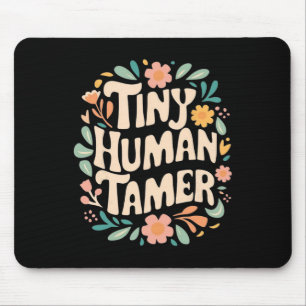 Blumenkleiner Menschbändiger-Lehrer-Leben-Schulbek Mousepad