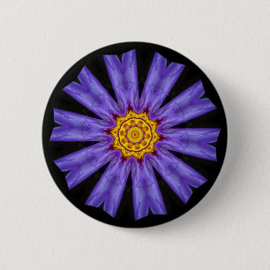 Blumenknopf Button