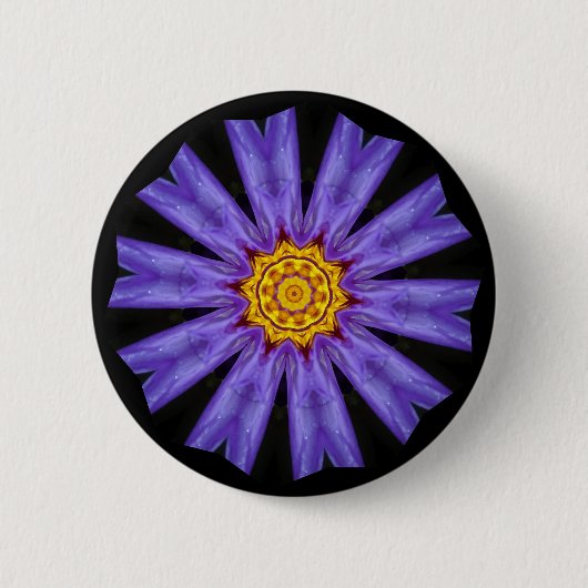 Blumenknopf Button (Vorderseite)