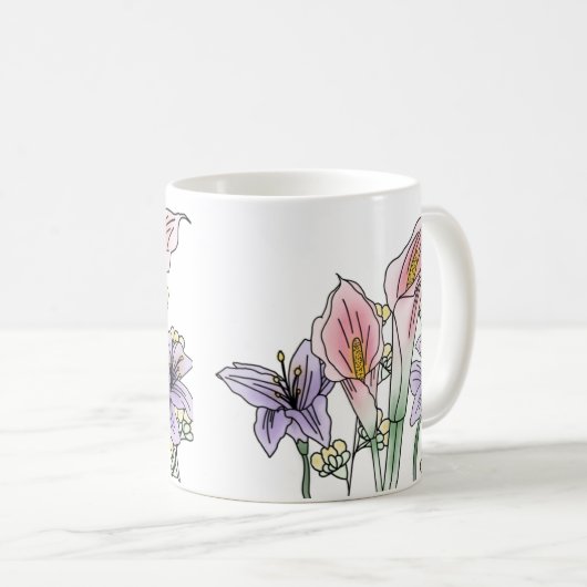 Blumenkochbecher Kaffeetasse (VorderseiteRechts)