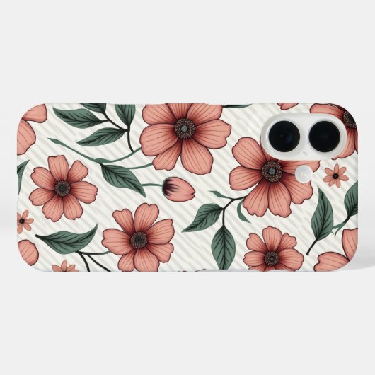 Blumenkoffer Case-Mate iPhone Hülle (Rückseite (Horizontal))