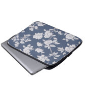 Blumenkoffer Laptopschutzhülle (Vorne Knopf)
