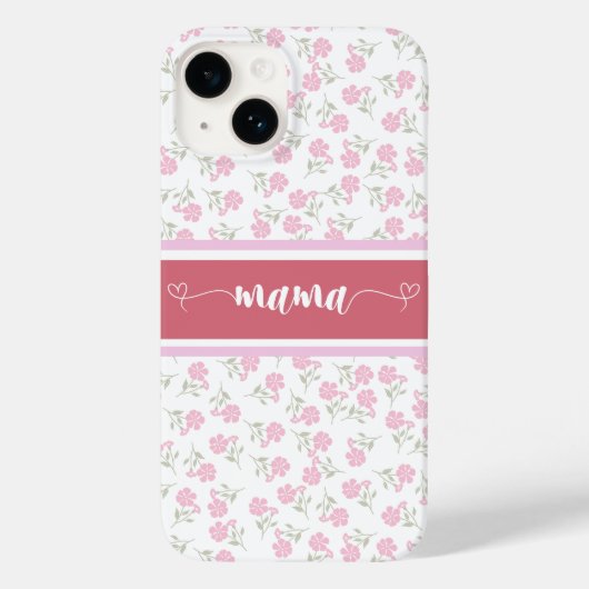 Blumenkoffer "Mama" Case-Mate iPhone Hülle (Rückseite)