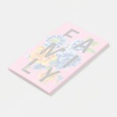 Blumenkoffer Post-it Klebezettel (angewinkelt)