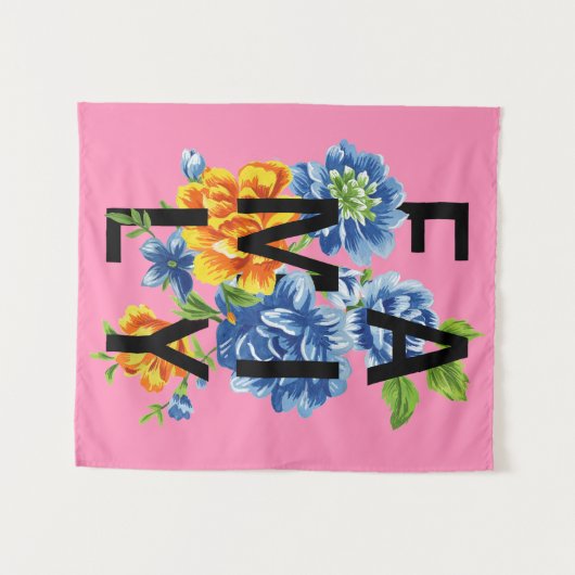 Blumenkoffer Wandteppich (Vorderseite (Horizontal))