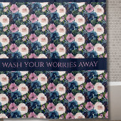 Blumenkofferduschvorhang Duschvorhang