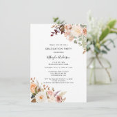 Blumenkohl-Abschluss 2025 Grad Foto Party Einladung (Stehend Vorderseite)