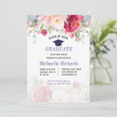 Blumenkohl-Abschluss 2025 Party Einladung (Stehend Vorderseite)