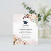 Blumenkohl-Abschluss 2025 Party Einladung (Stehend Vorderseite)