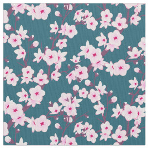 Blumenkohl Aquamarin Stoff