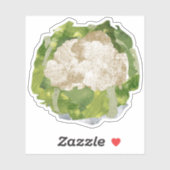 Blumenkohl Aufkleber (Blatt)