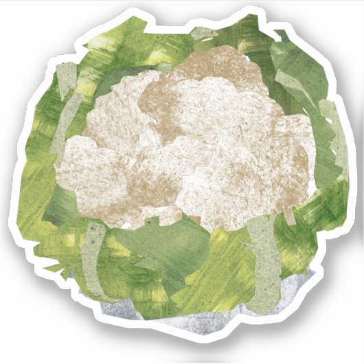 Blumenkohl Aufkleber (Vorderseite)