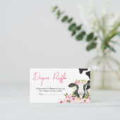 Blumenkohl-Babydusche Windelwindelspindel Begleitkarte (Stehend Vorderseite)